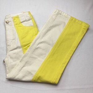 BDG size 24Yellow and Cream Casual Pants